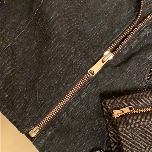 Rare Levi’s Perfecto style denim jacket Medium - Picture 4 of 8